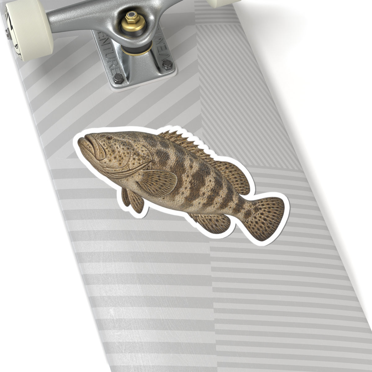 Goliath Grouper Kiss-Cut Sticker — Realistic Decal