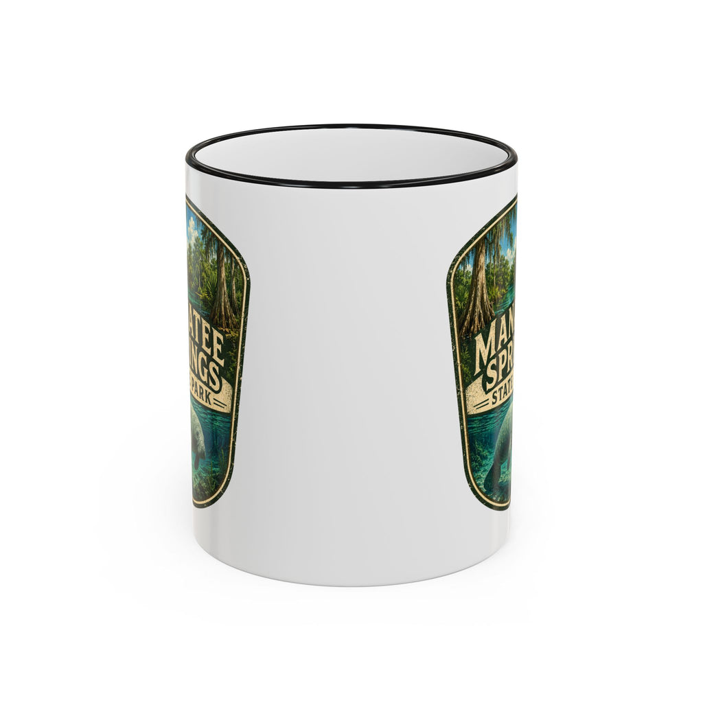 Manatee Springs Manatee Mug — Accent Rim & Handle 11oz/15oz