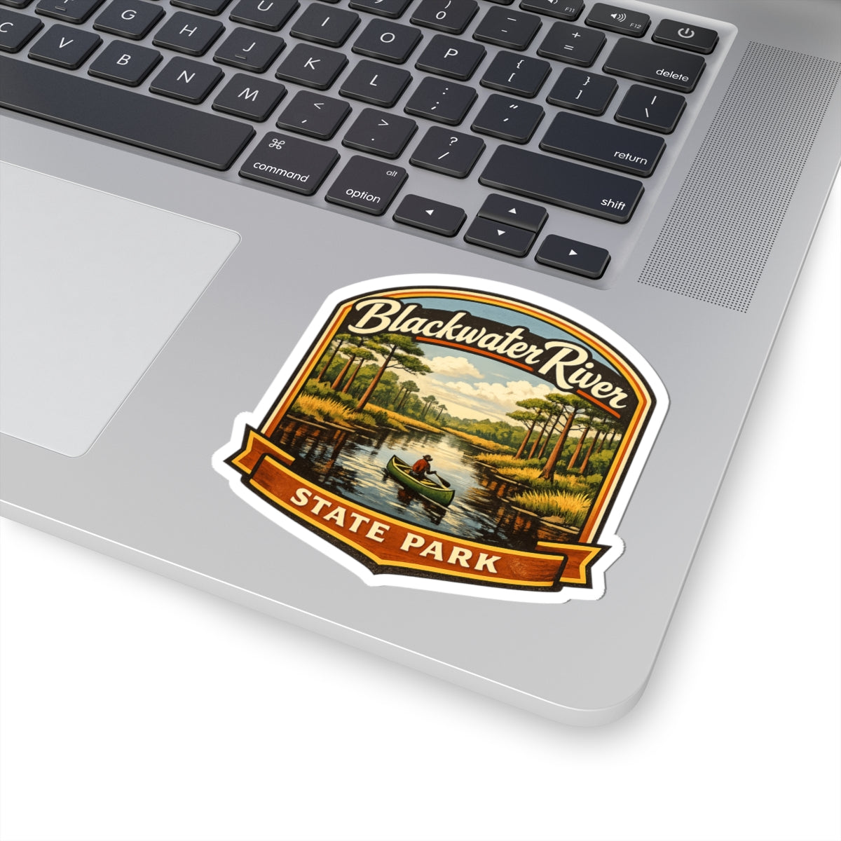 Sticker — Blackwater River State Park Vintage Canoe Outdoor Decal