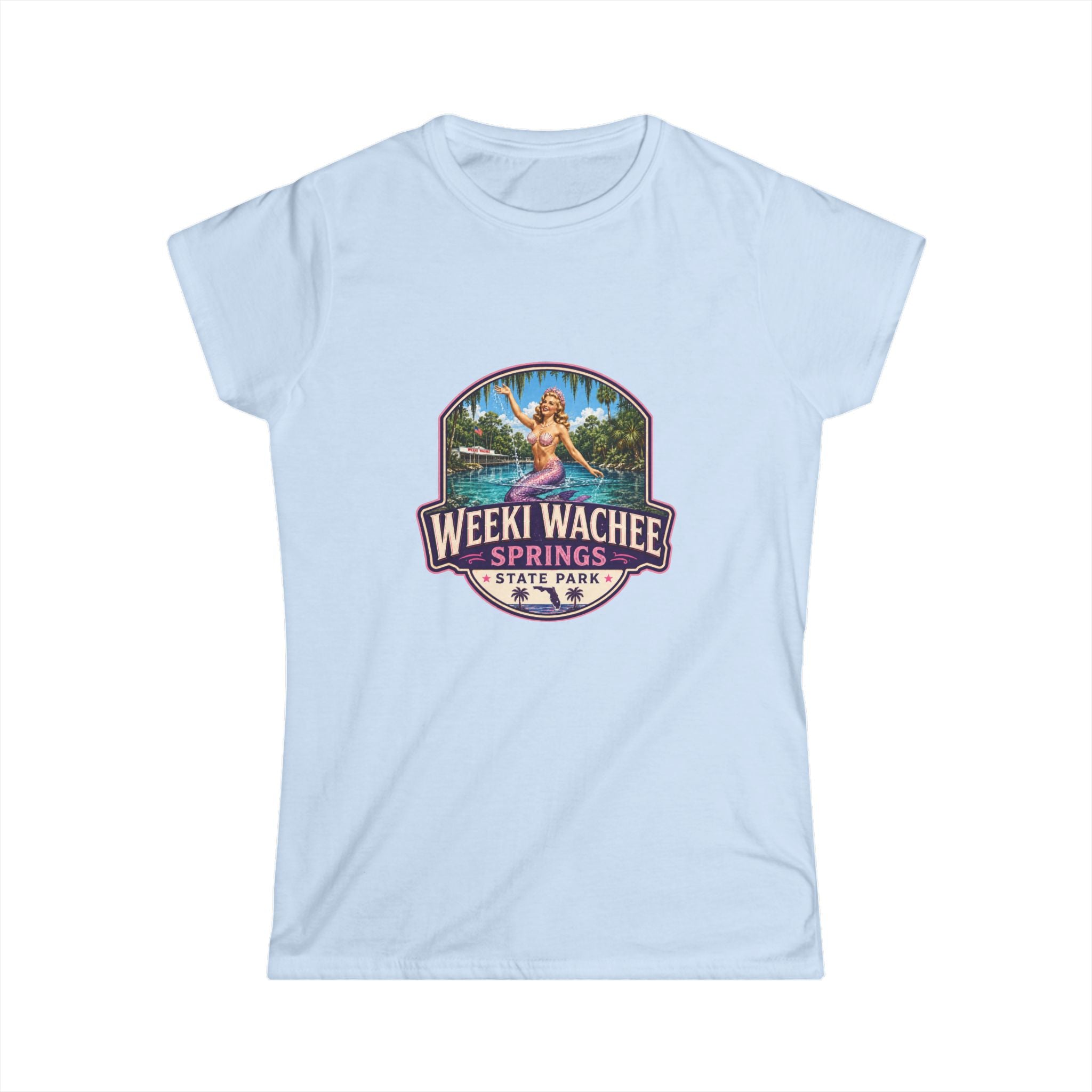 Weeki Wachee Springs- Vintage Tee Pink