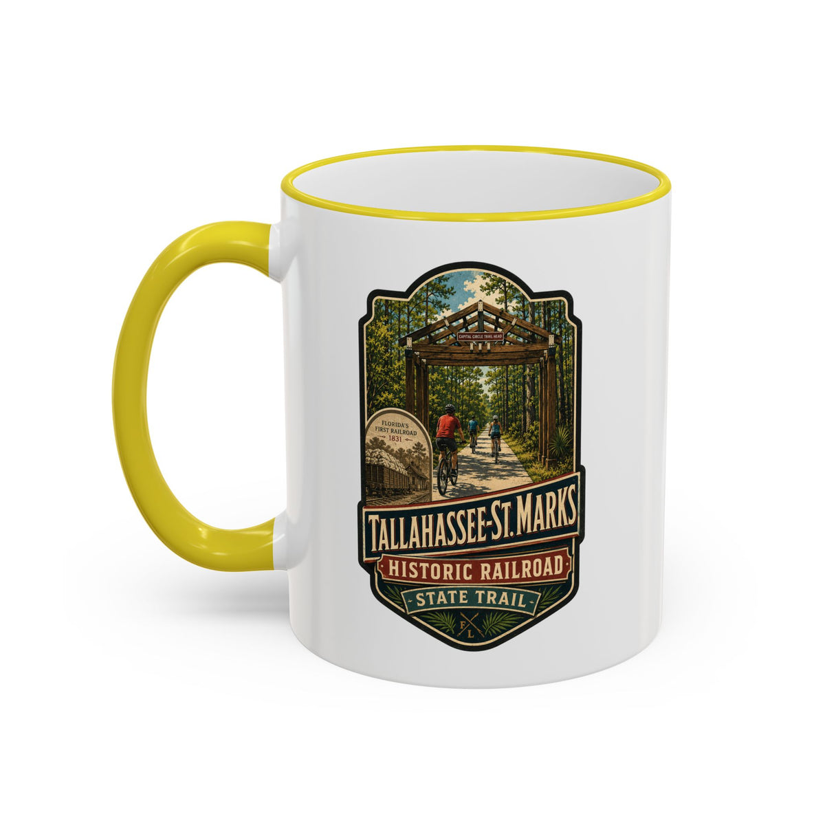Tallahassee-St. Marks Trail  Accent Rim & Handle 11oz/15oz