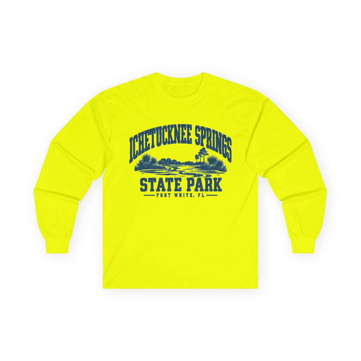 Ichetucknee Springs State Park Vintage Logo- Long Sleeve Tee
