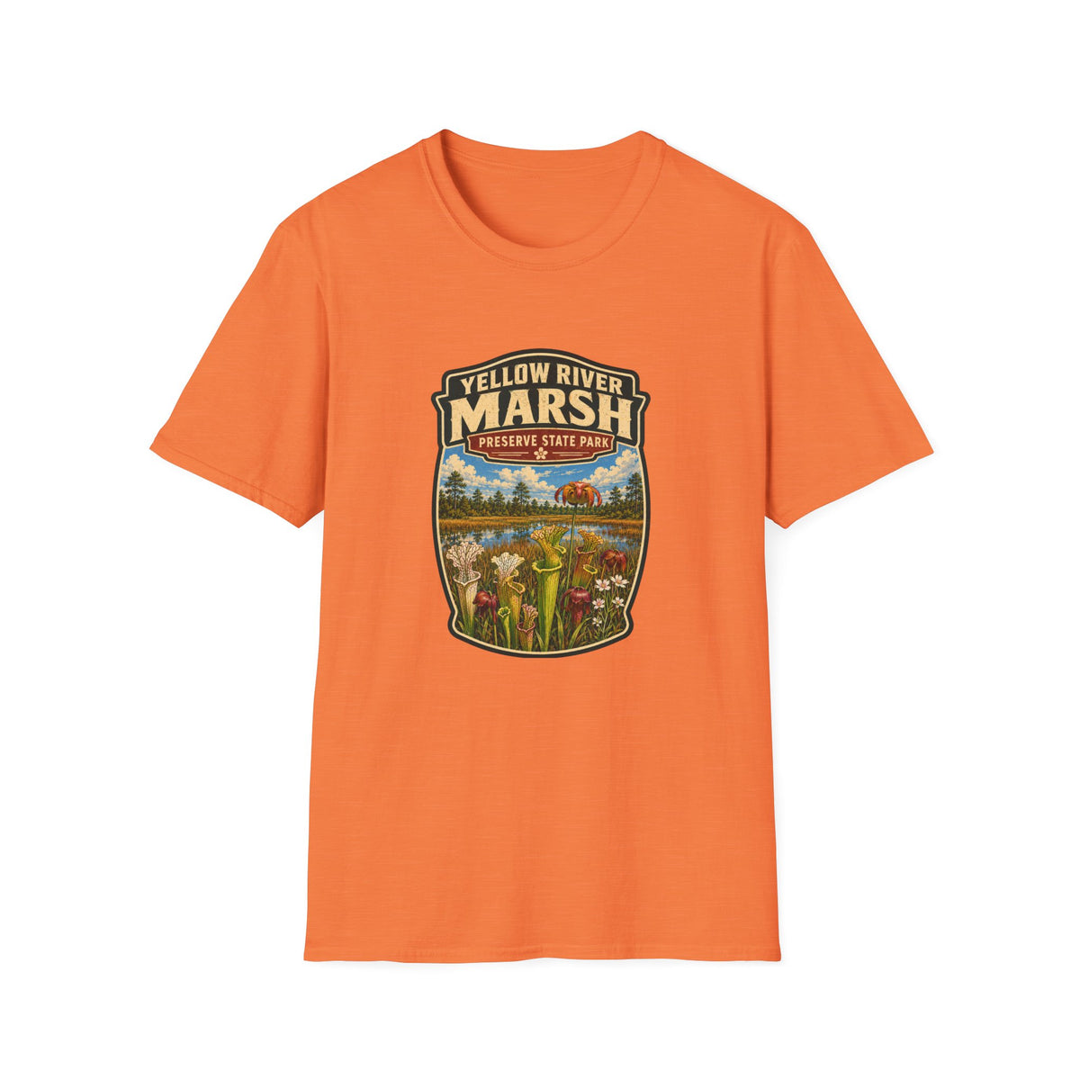 Yellow River Marsh — Retro Tee