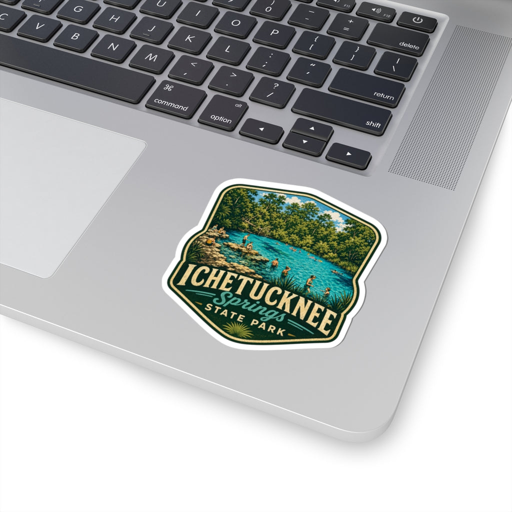 Ichetucknee Springs State Park Sticker — Vintage Swimming Hole Travel Decal