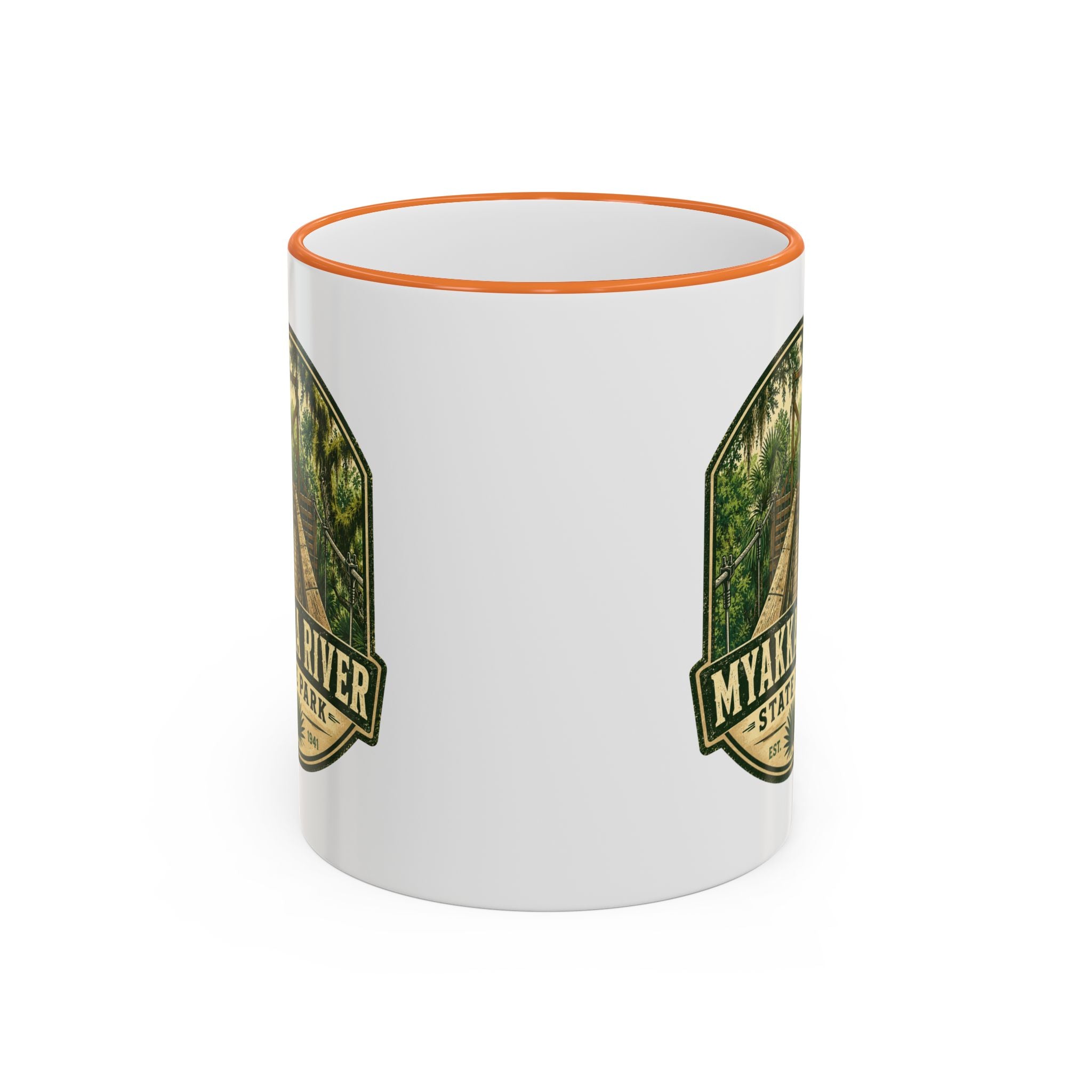 Myakka River Vintage Mug — Accent Rim & Handle 11oz/15oz