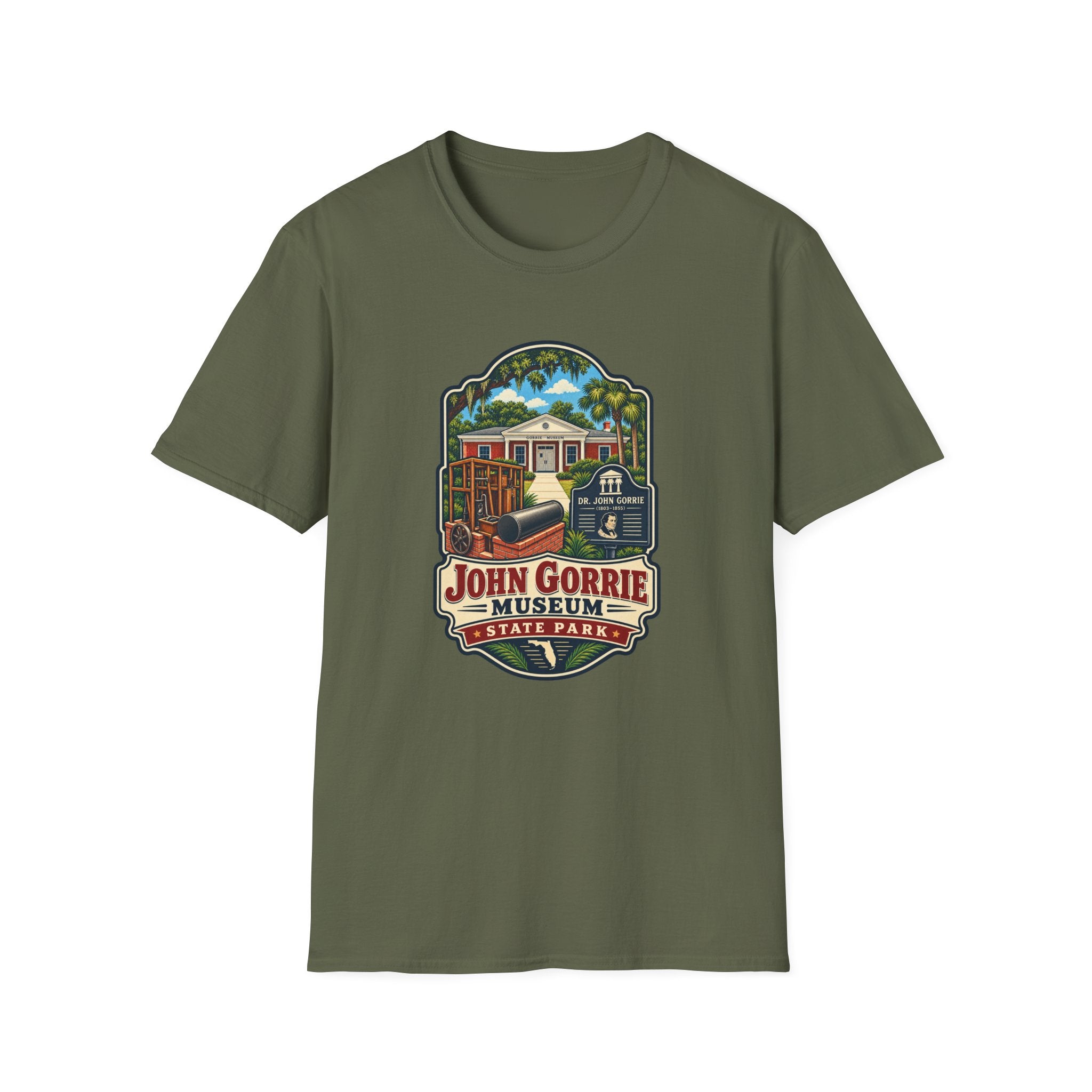John Gorrie Museum- Retro Tee
