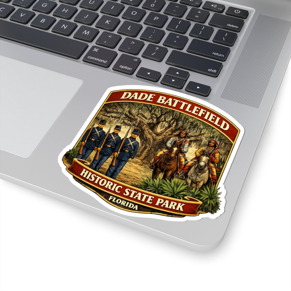 Dade Battlefield Historic State Park Sticker — Florida Civil War Era Kiss-Cut Vinyl