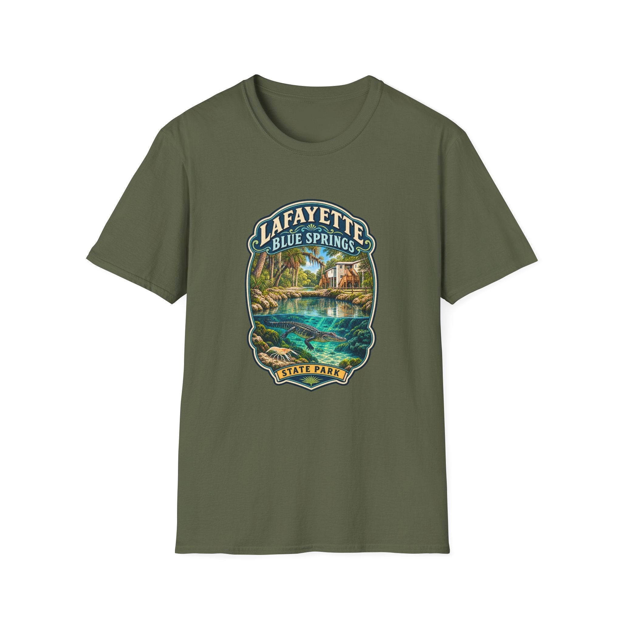 Lafayette Blue Springs- Retro Tee