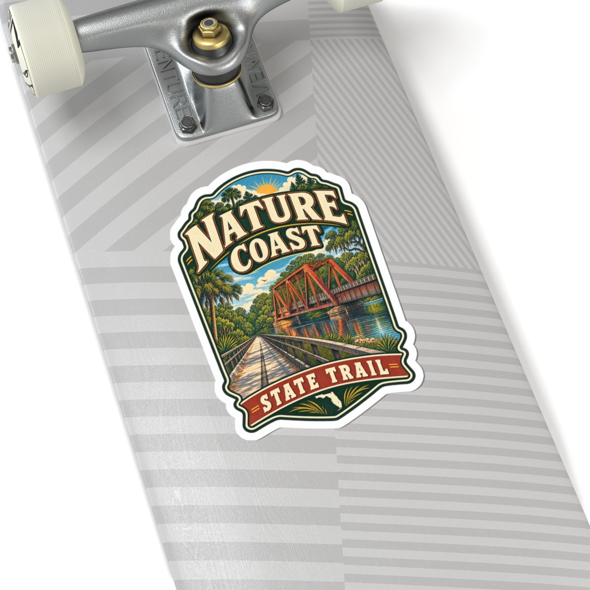 Nature Coast State Trail Sticker — Scenic Outdoor Travel Decal