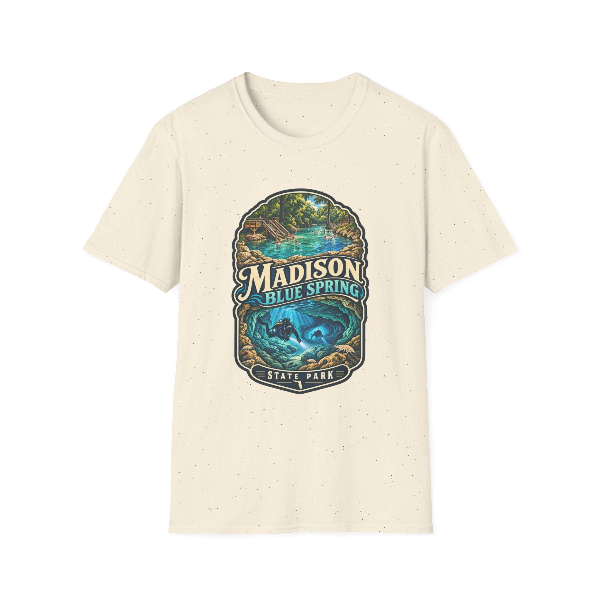 Madison Blue Spring- Retro Tee