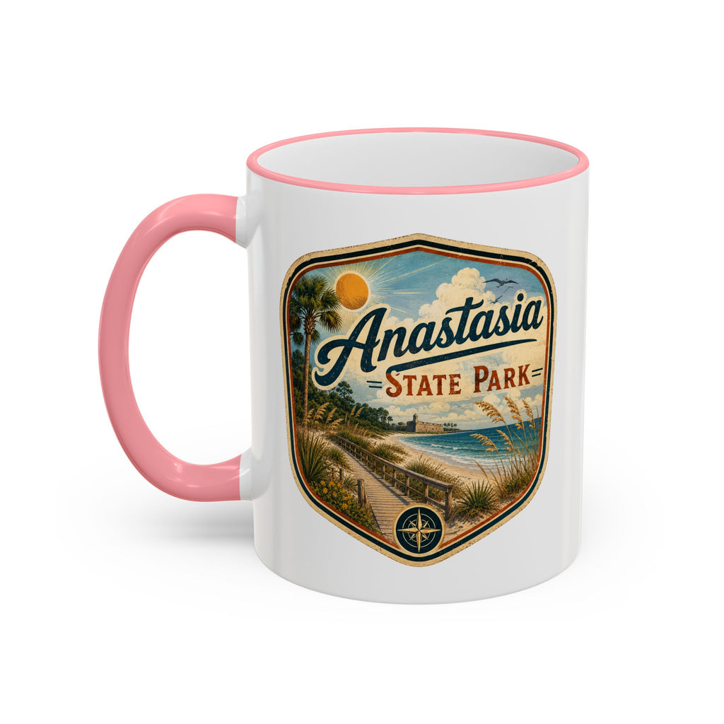 Anastasia Vintage Mug — Accent Rim & Handle 11oz/15oz