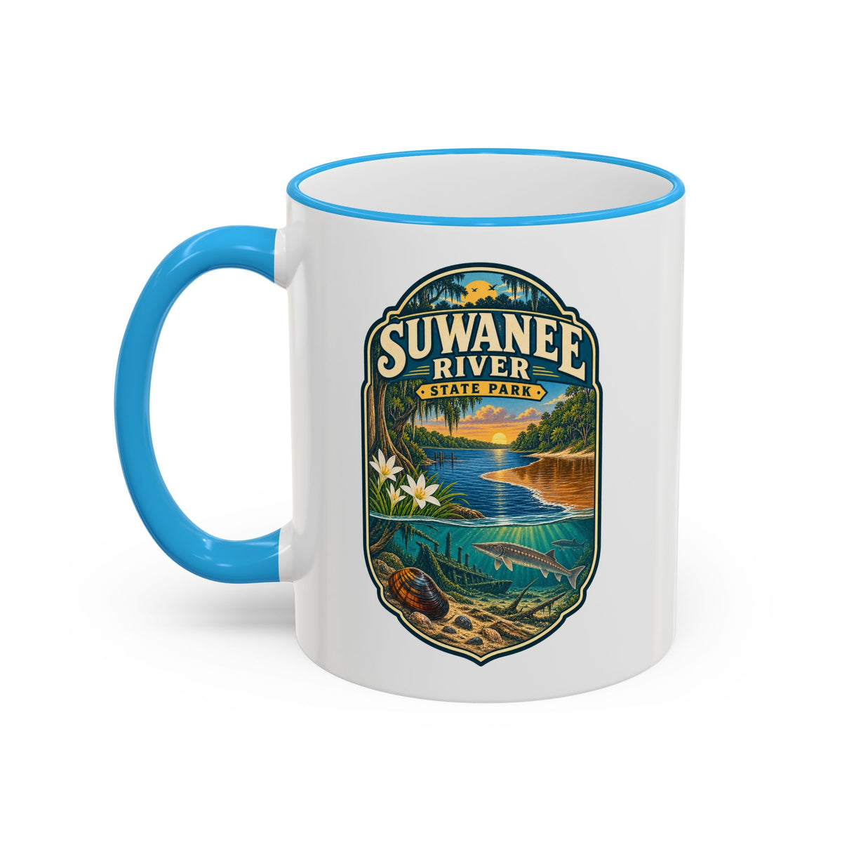 Suwannee River  Accent Rim & Handle 11oz/15oz