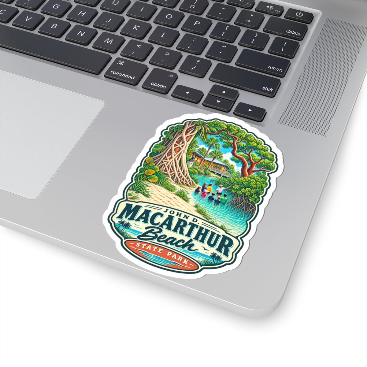 John D. MacArthur Beach State Park Sticker — Scenic Beach Park Kiss-Cut Decal