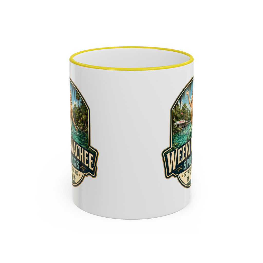 Weeki Wachee Vintage Mug — Accent Rim & Handle 11oz/15oz