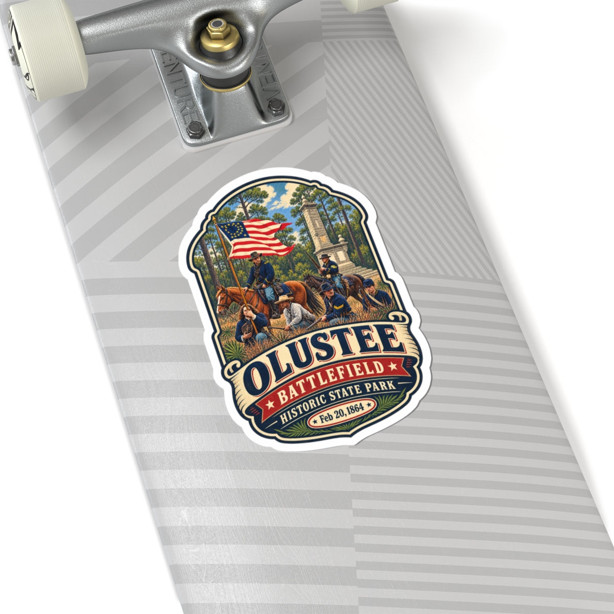 Olustee Battlefield Historic Park Sticker — Civil War Commemorative Kiss-Cut