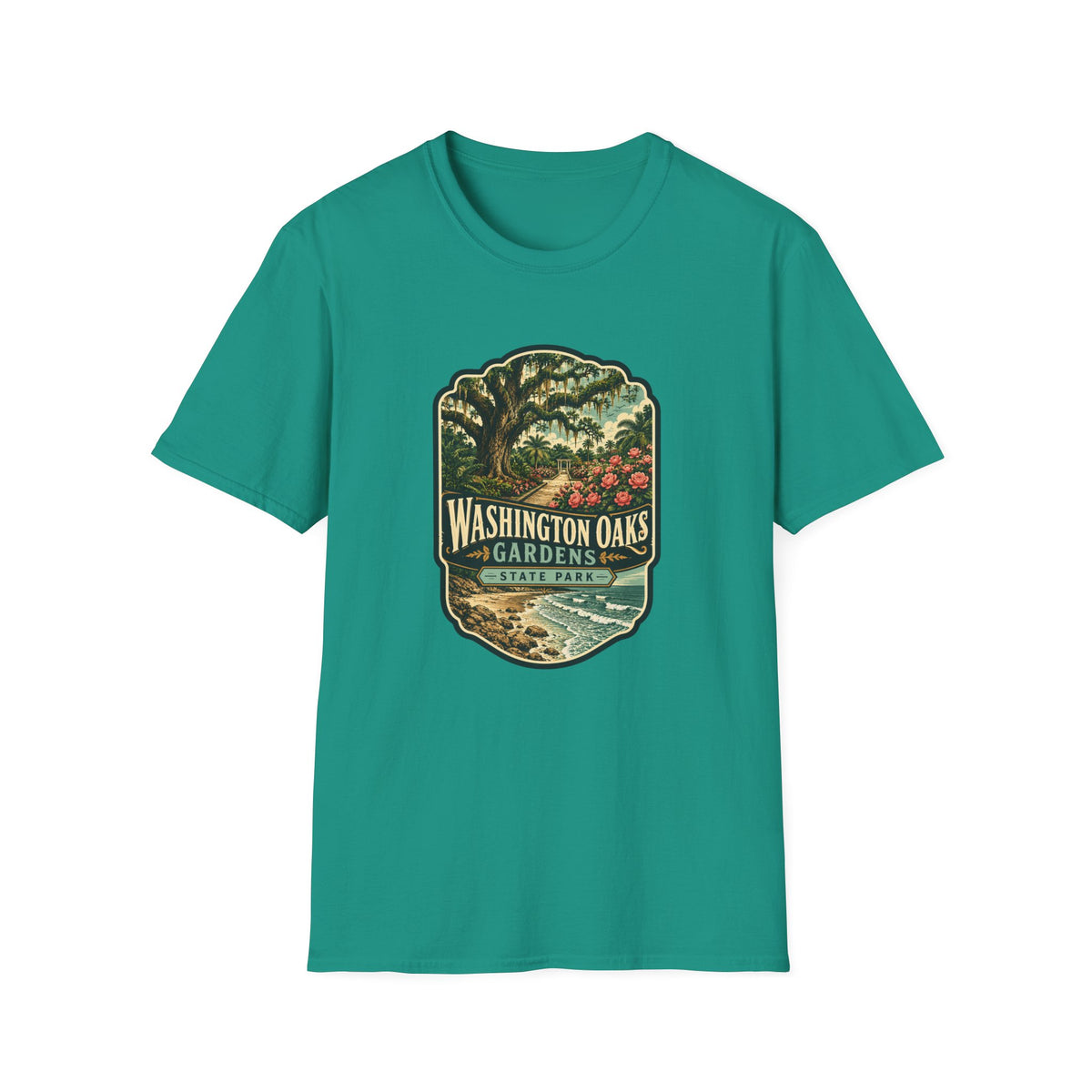 Washington Oaks — Retro Tee