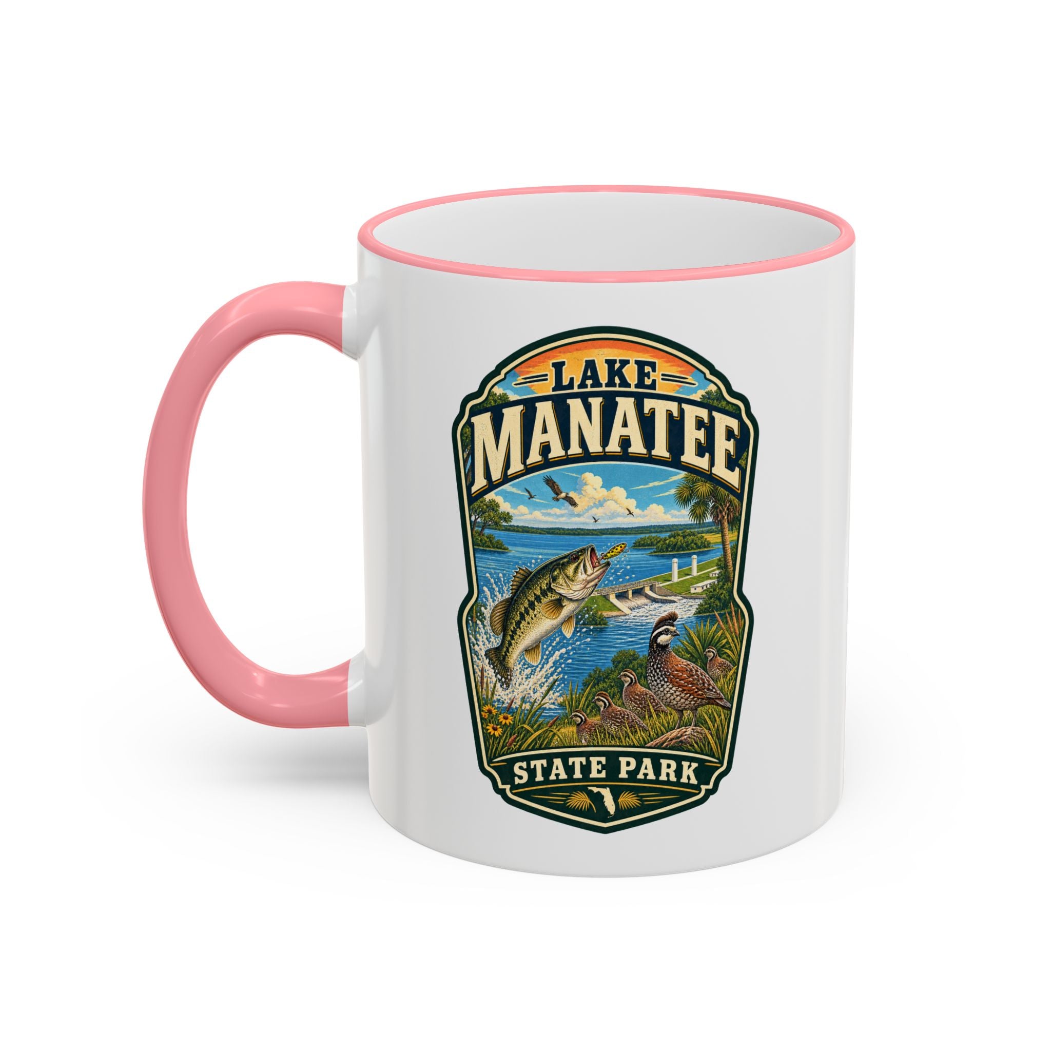Lake Manatee Accent Rim & Handle 11oz/15oz