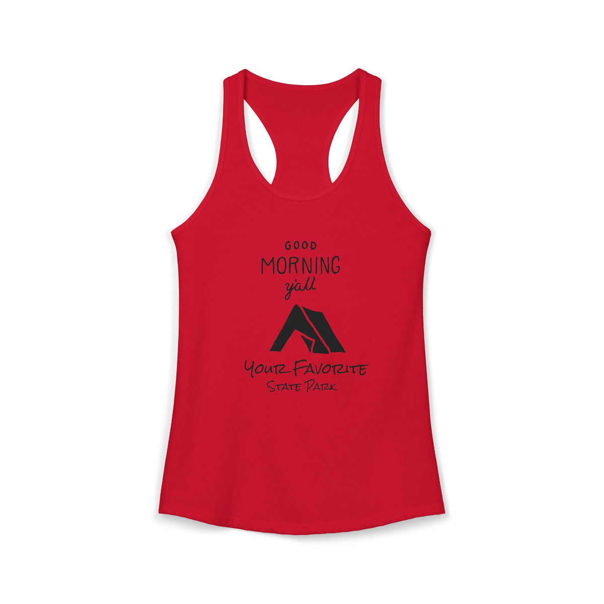 CUSTOMIZABLE Morning Ya'll Racerback Tank