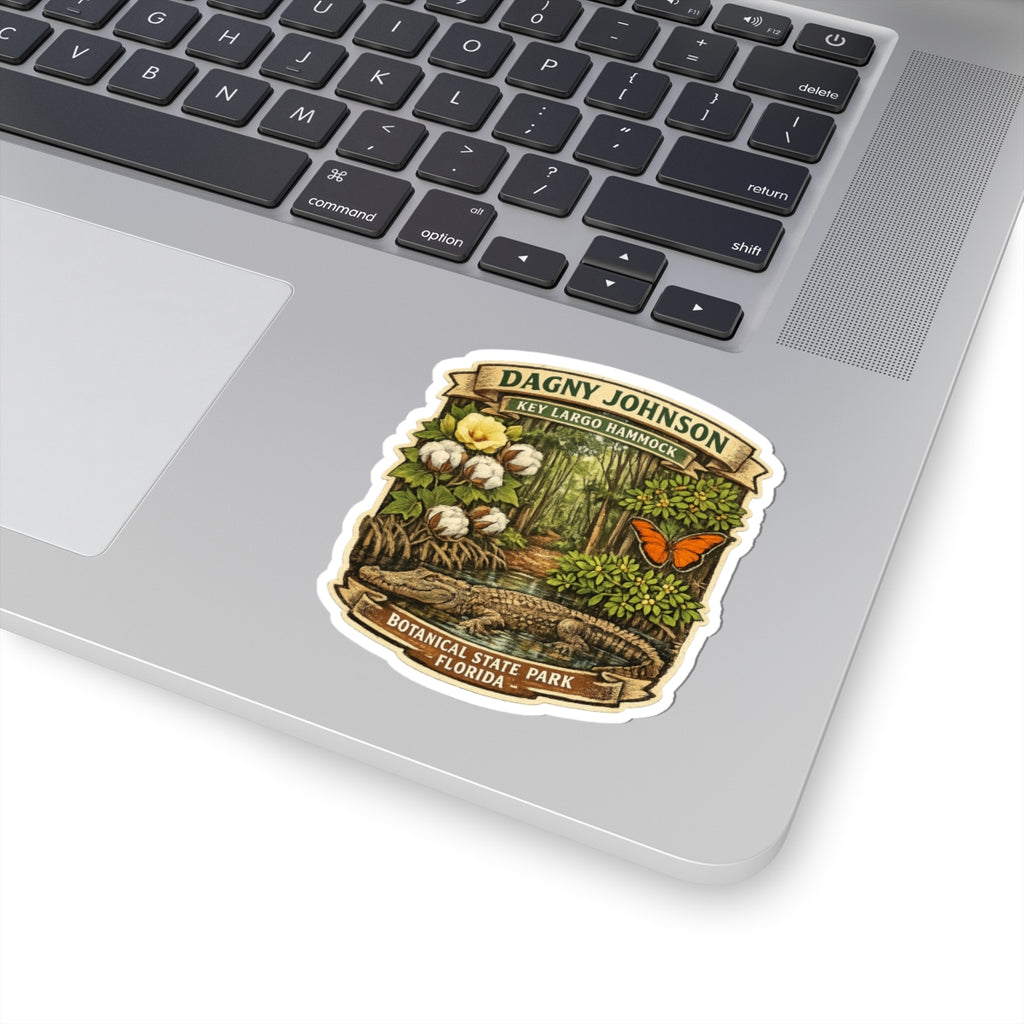 Dagny Johnson Botanical State Park Florida Sticker — Key Largo Hammock Vintage Nature Decal