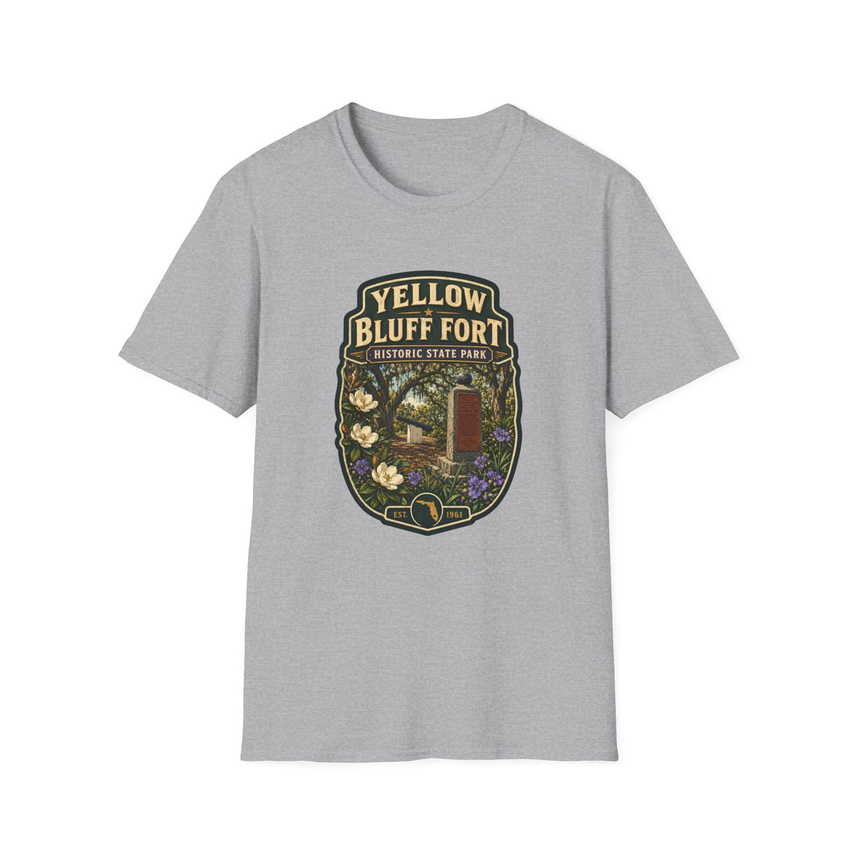 Yellow Bluff Fort — Retro Tee