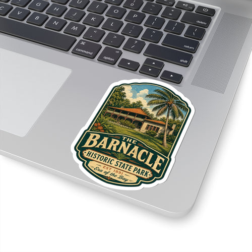 Barnacle Historic State Park Sticker — Vintage Travel Laptop Decal