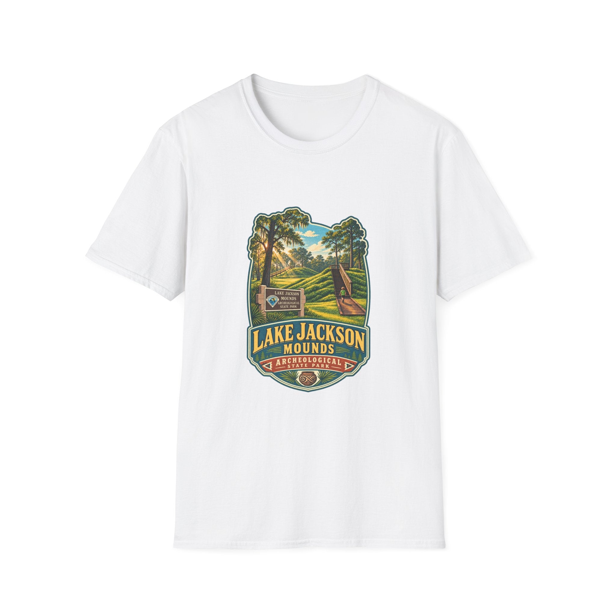 Lake Jackson Mounds- Retro Tee