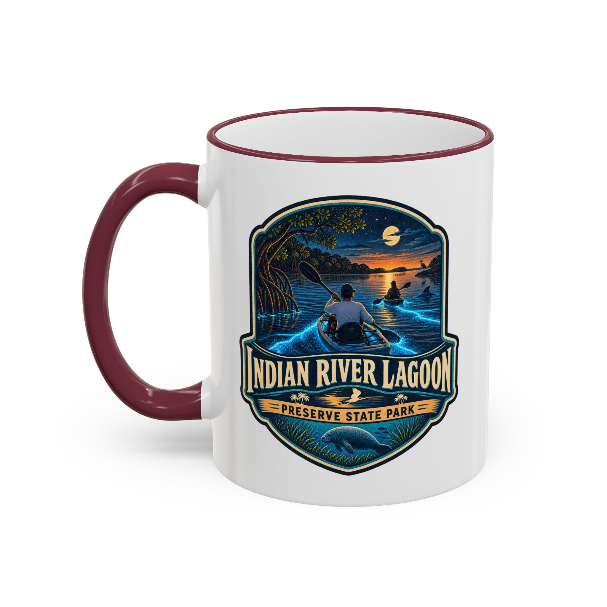 Indian River Lagoon Accent Rim & Handle 11oz/15oz
