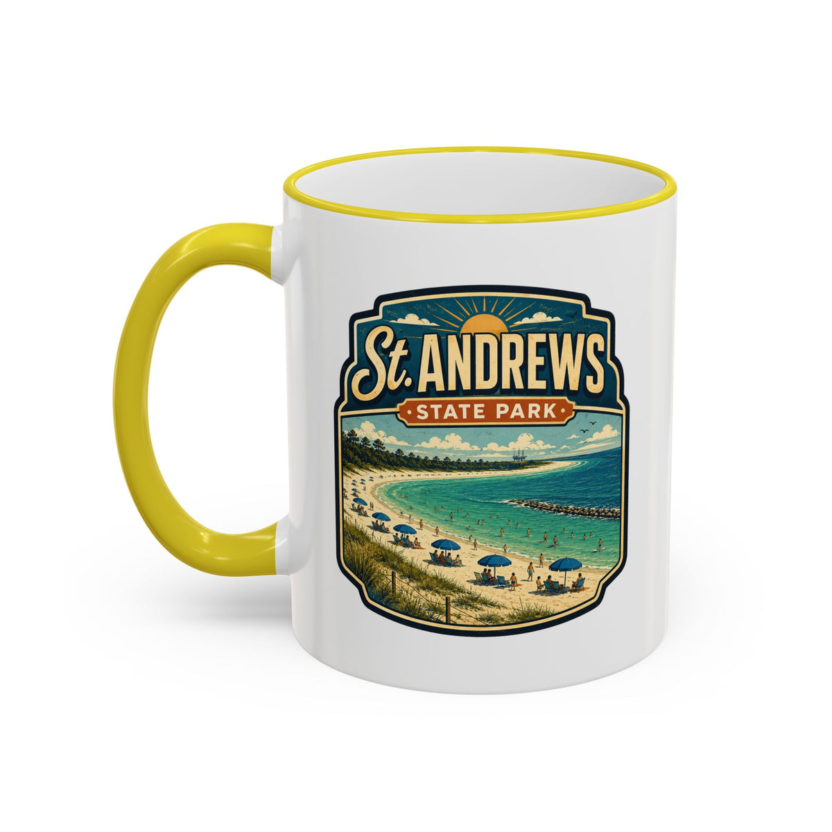 St. Andrews Mug — Accent Rim & Handle 11oz/15oz