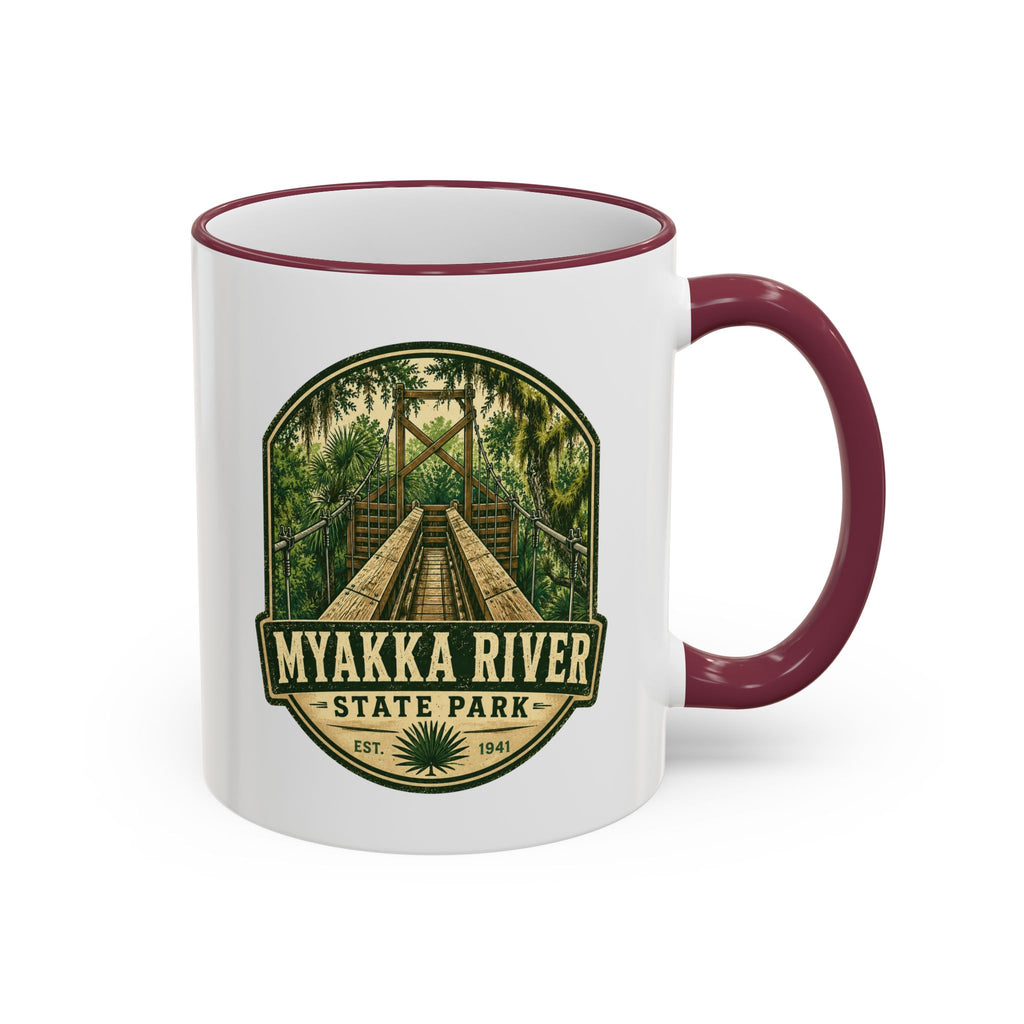 Myakka River Vintage Mug — Accent Rim & Handle 11oz/15oz