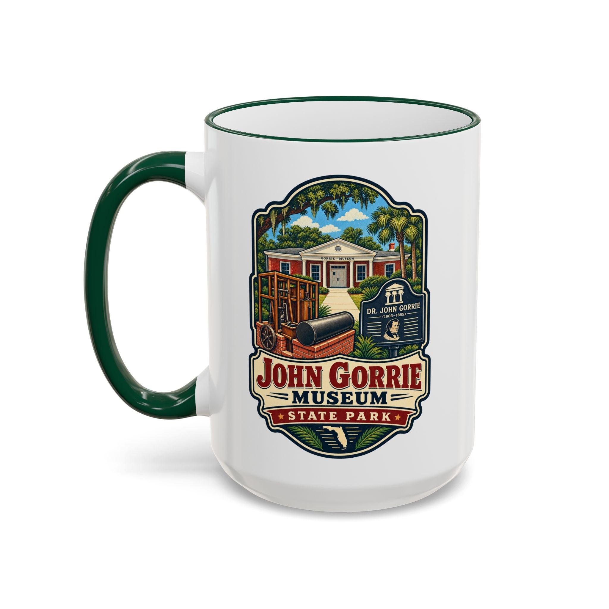 John Gorrie Museum Accent Rim & Handle 11oz/15oz