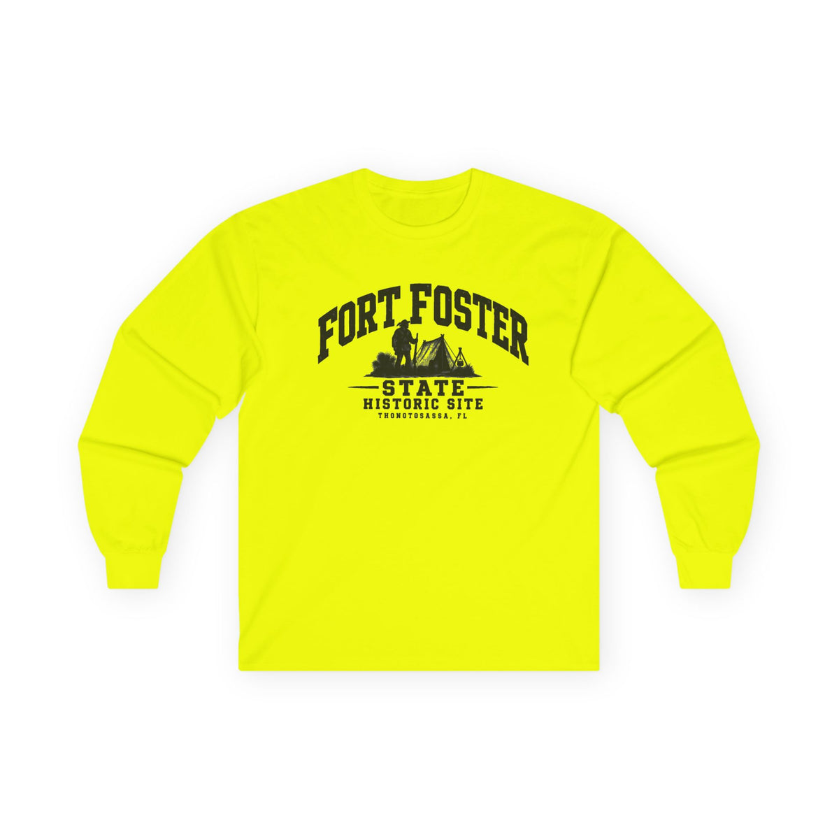 Fort Foster State Historic Site Logo- Long Sleeve Tee