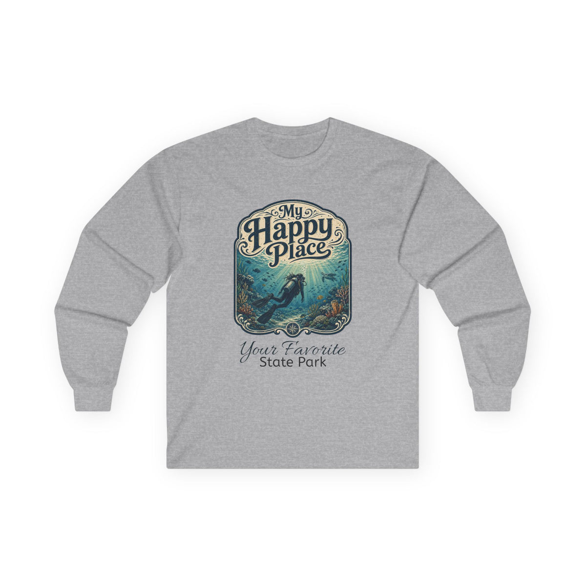 CUSTOMIZABLE Ocean — Vintage SCUBA Shirt