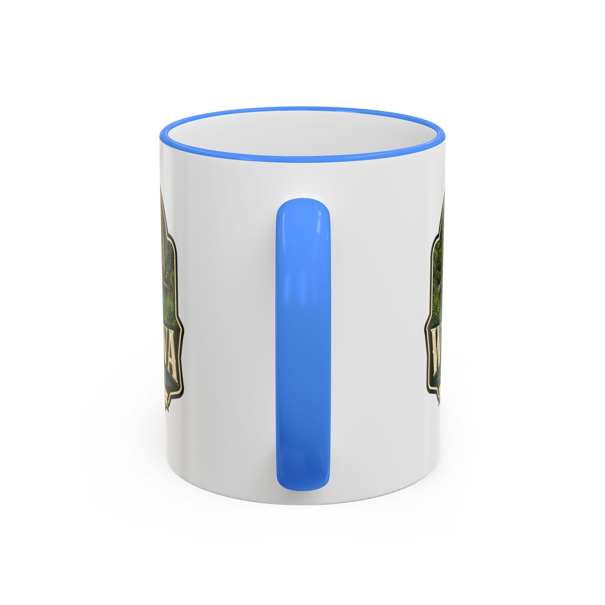 Wekiwa Springs Vintage Mug — Accent Rim & Handle 11oz/15oz
