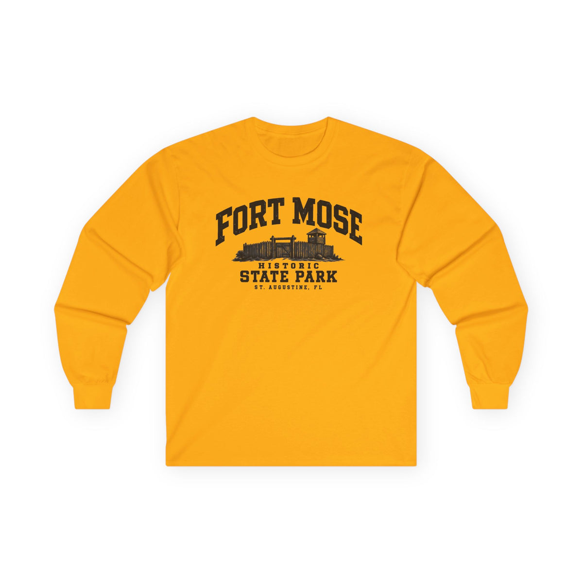 Fort Mose Historic State Park Logo- Long Sleeve Tee