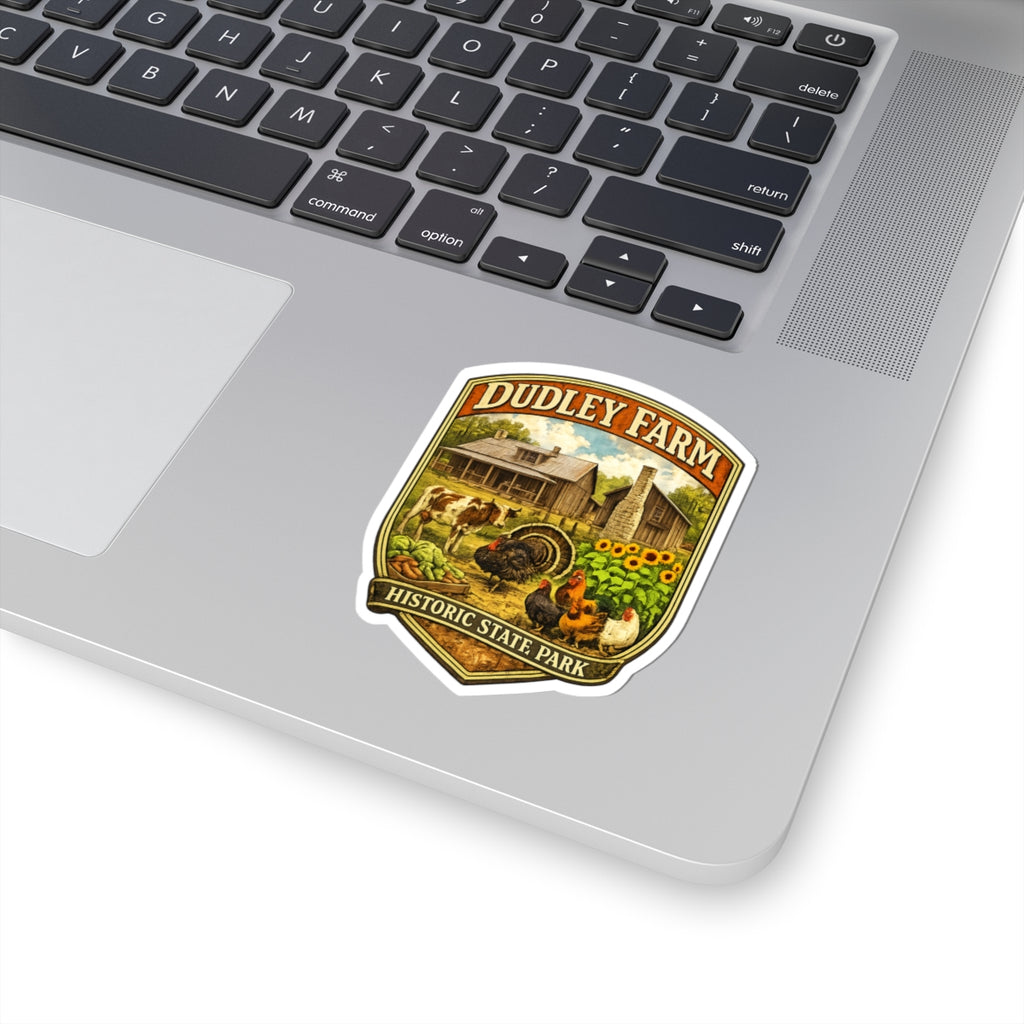 Dudley Farm Historic State Park Sticker — Vintage Farmhouse Kiss-Cut Decal