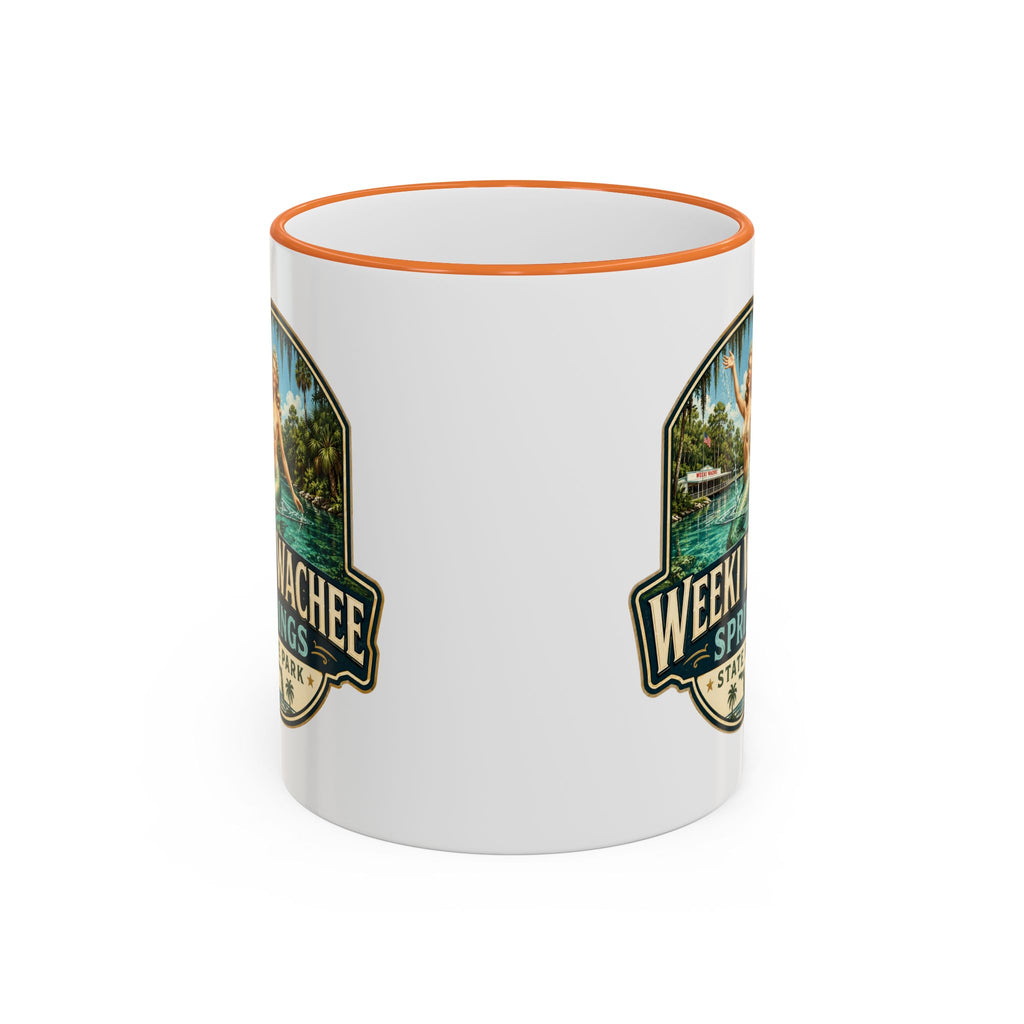 Weeki Wachee Vintage Mug — Accent Rim & Handle 11oz/15oz