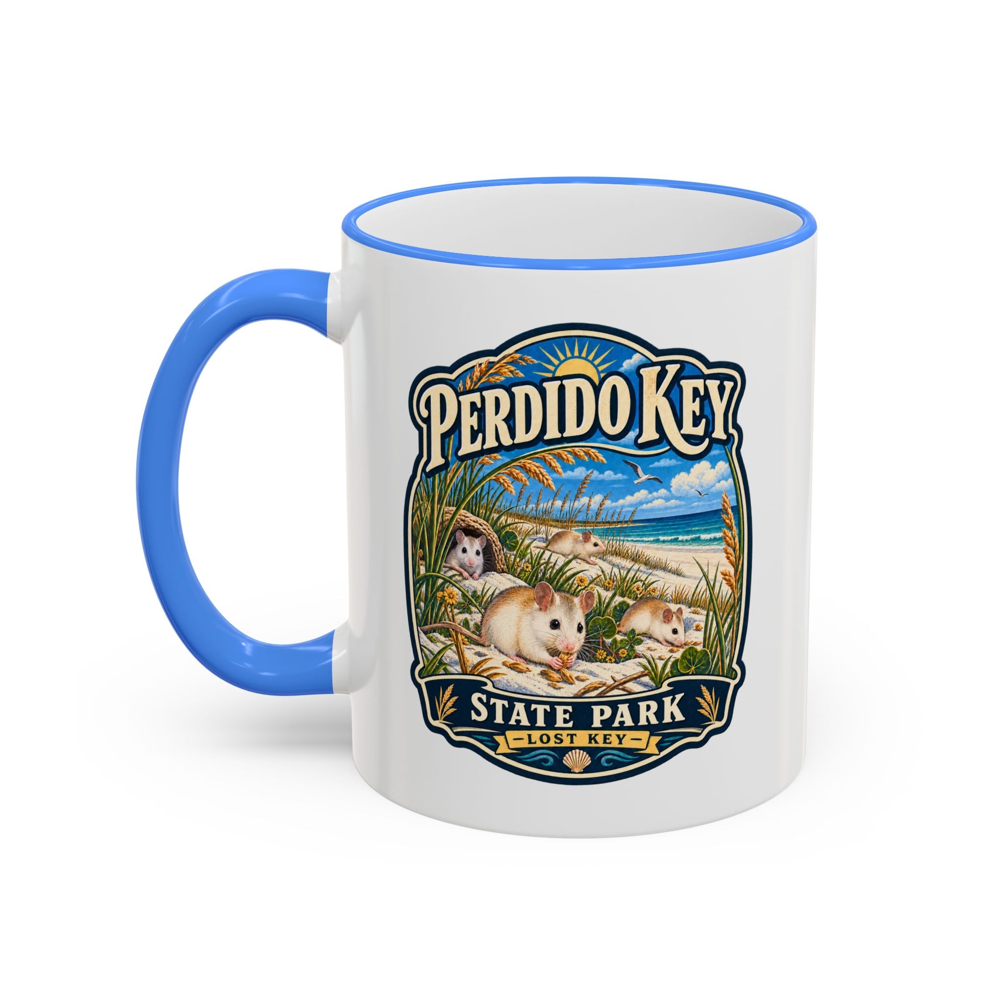 Perdido Key Accent Rim & Handle 11oz/15oz