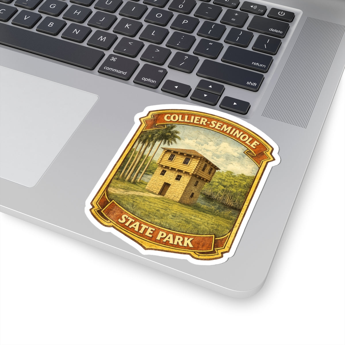 Collier-Seminole State Park Vintage Sticker — Retro Travel Decal