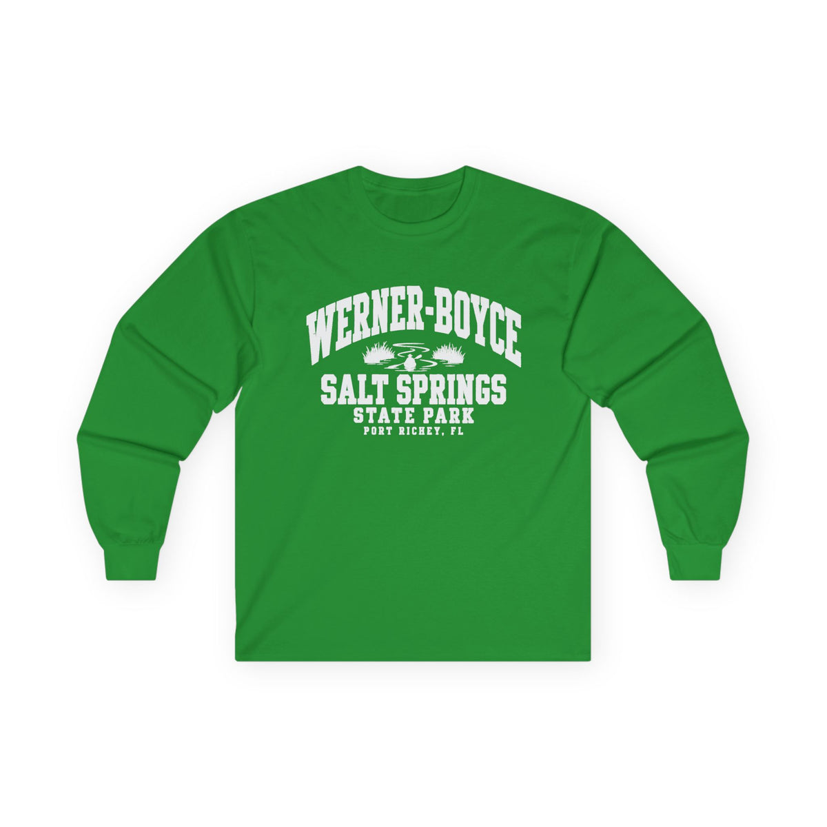 Werner-Boyce Salt Springs State Park Logo- Long Sleeve Tee