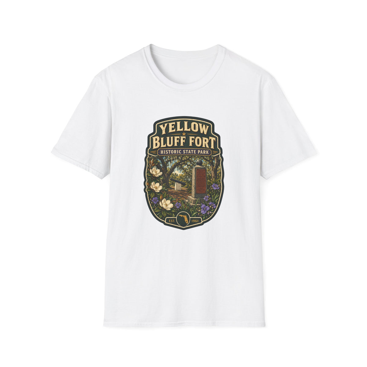 Yellow Bluff Fort — Retro Tee