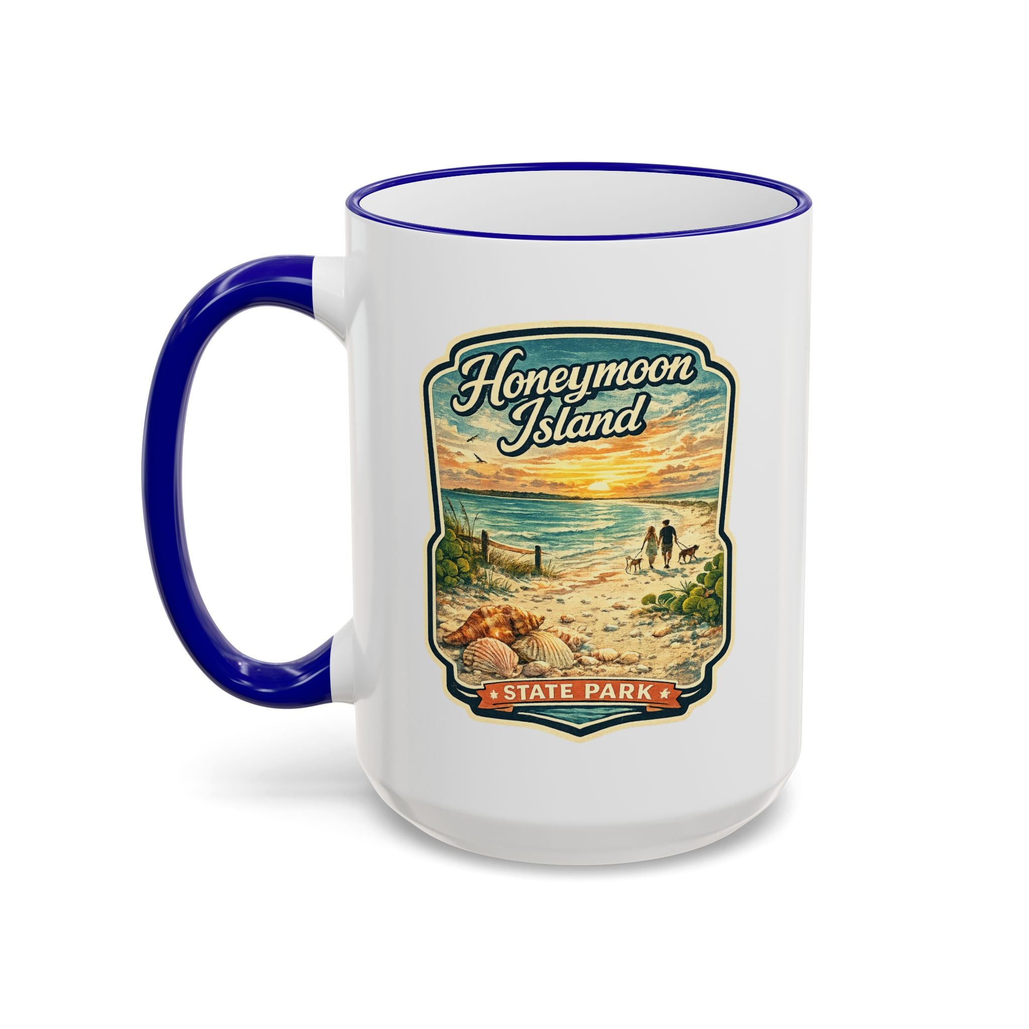 Honeymoon Island Accent Rim & Handle 11oz/15oz