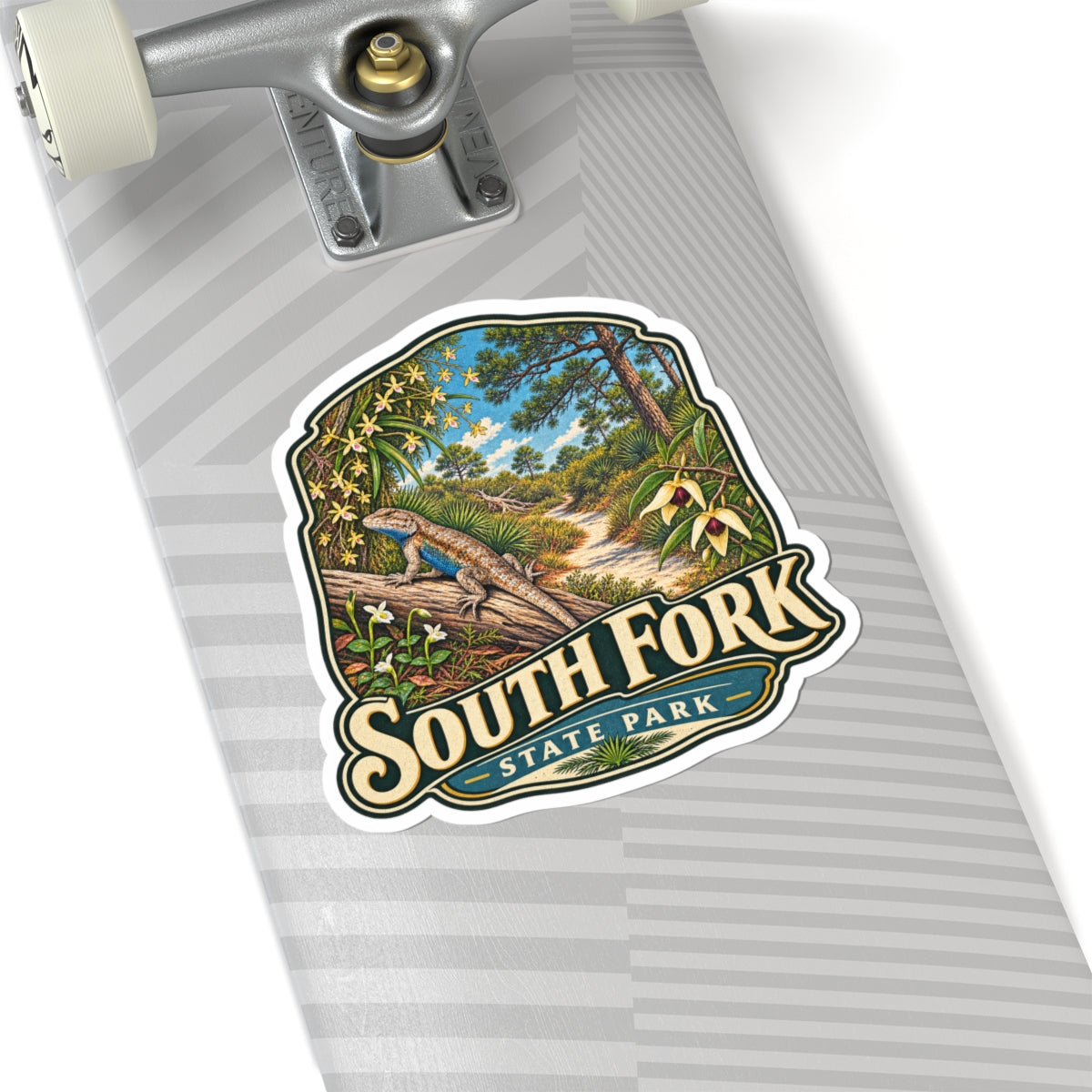 South Fork State Park Sticker — Vintage Nature Park Decal