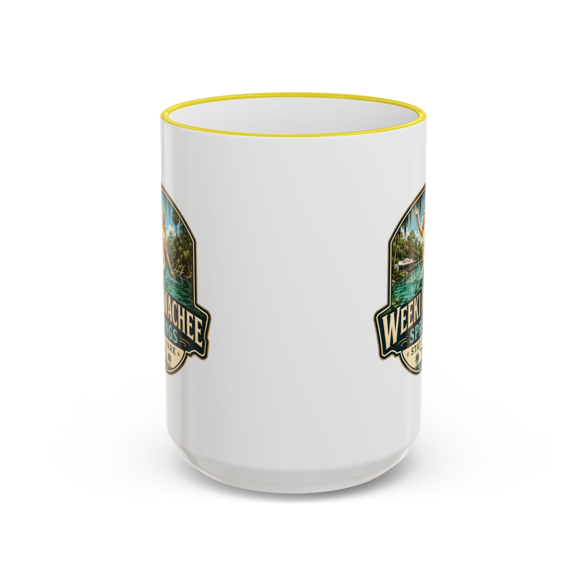 Weeki Wachee Vintage Mug — Accent Rim & Handle 11oz/15oz