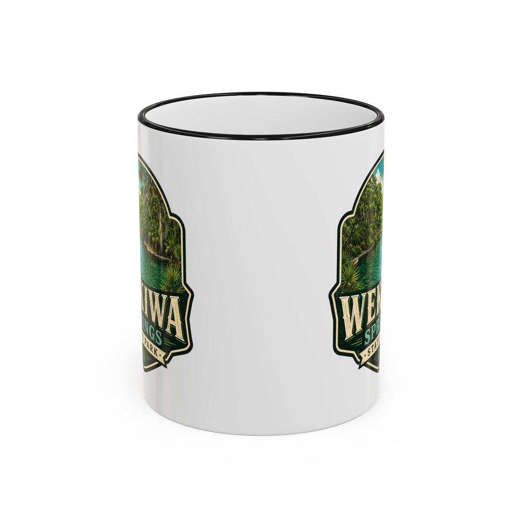 Wekiwa Springs Vintage Mug — Accent Rim & Handle 11oz/15oz