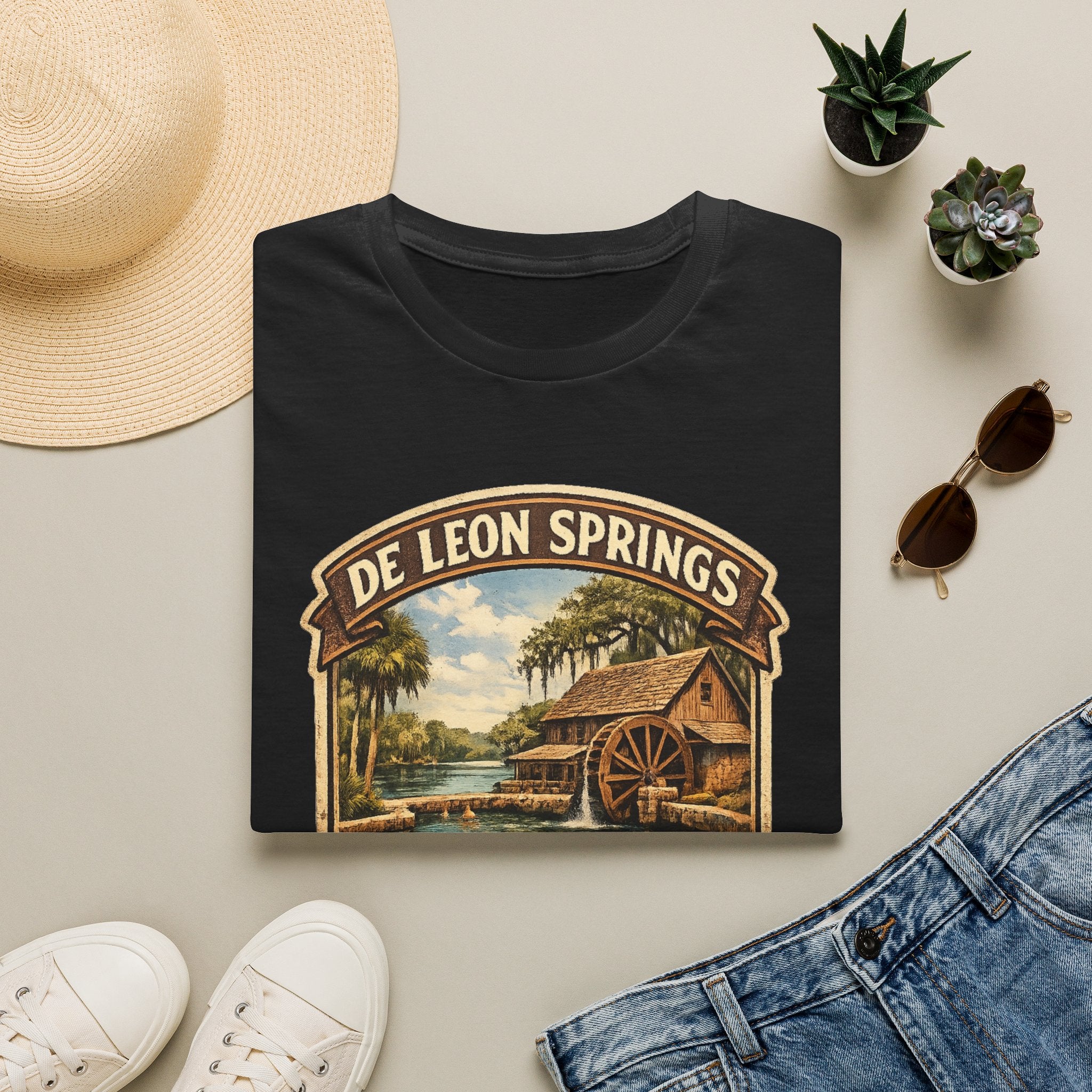 De Leon Springs- Retro Tee