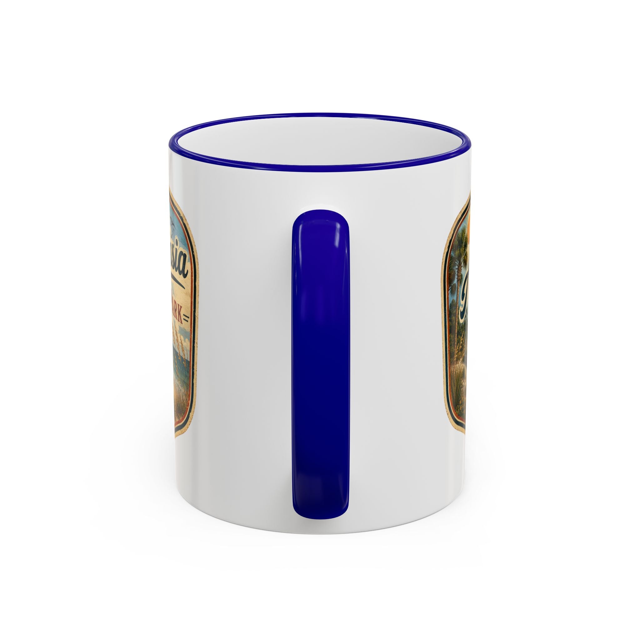 Anastasia Vintage Mug — Accent Rim & Handle 11oz/15oz
