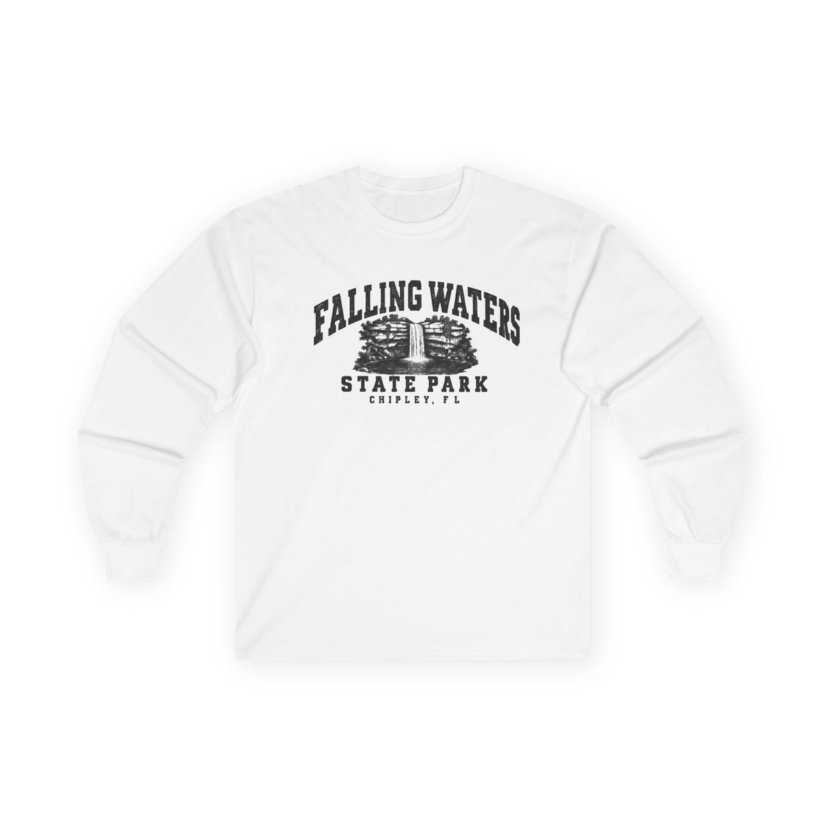 Falling Waters State Park Vintage Emblem- Long Sleeve Tee
