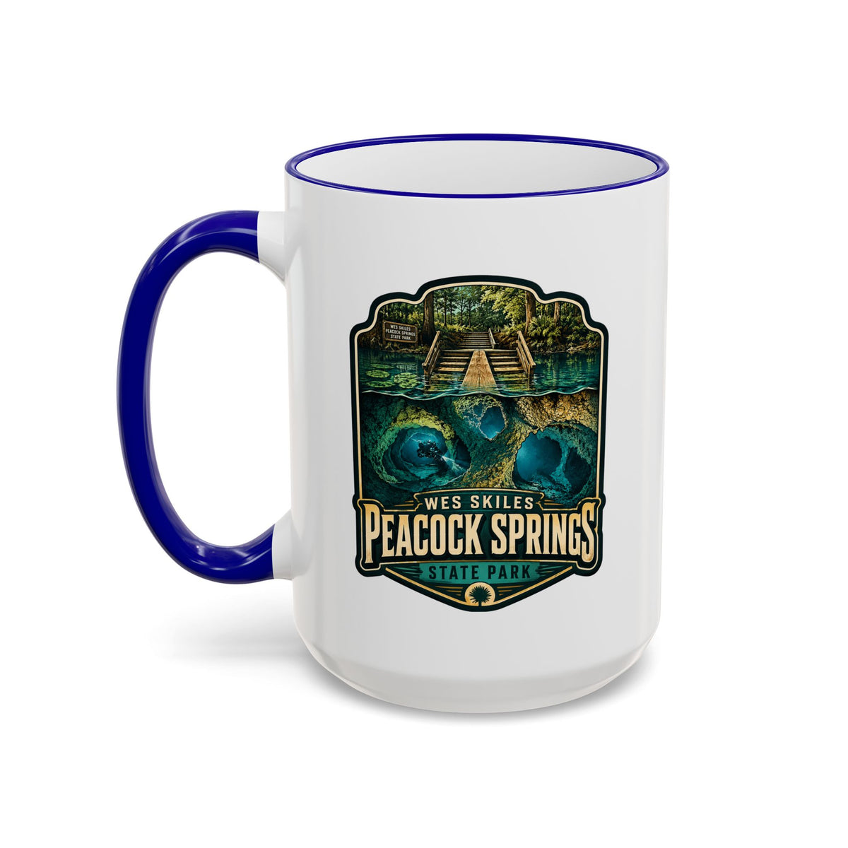 Peacock Springs — Accent Rim & Handle 11oz/15oz