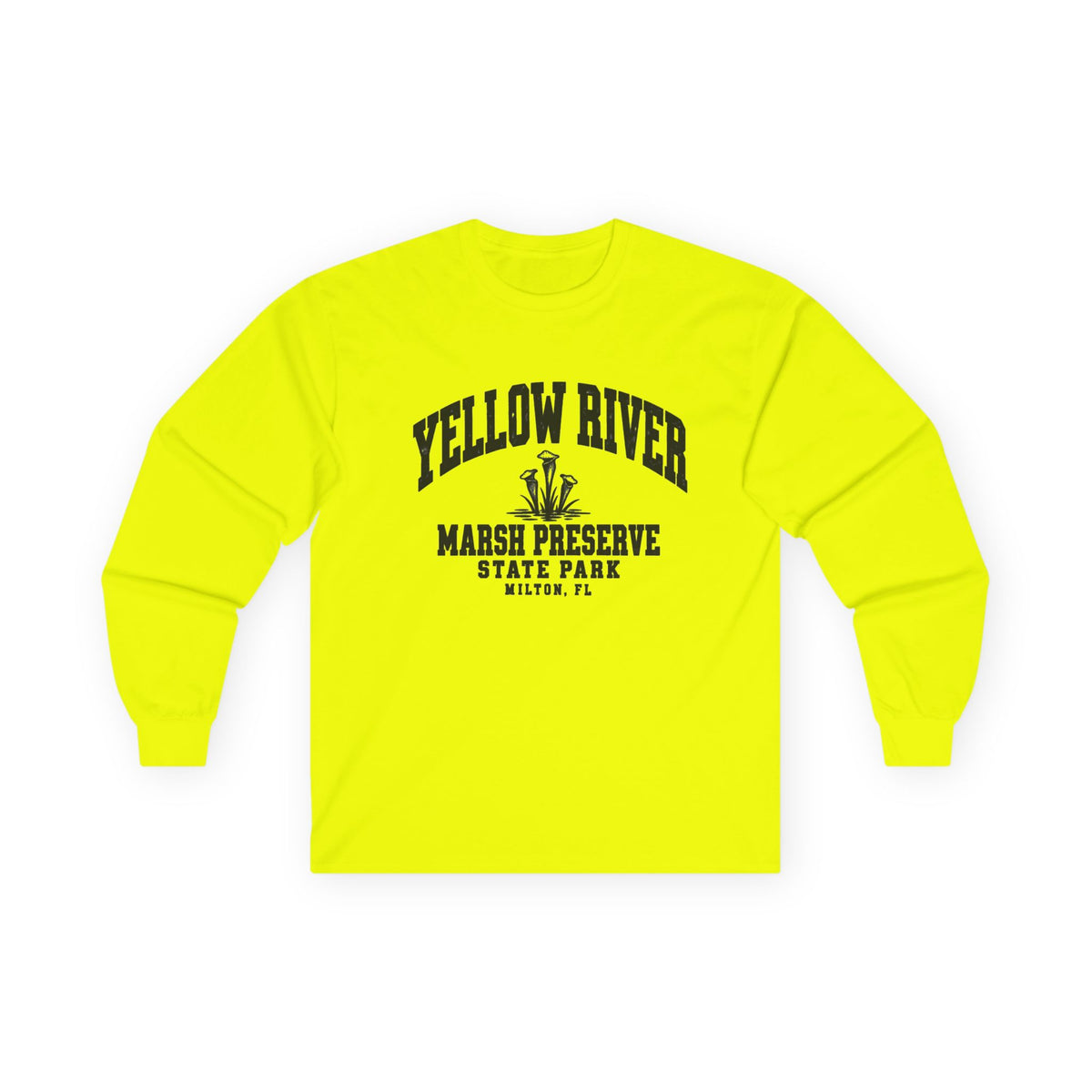 Yellow River Marsh Preserve State Park Logo- Long Sleeve Tee