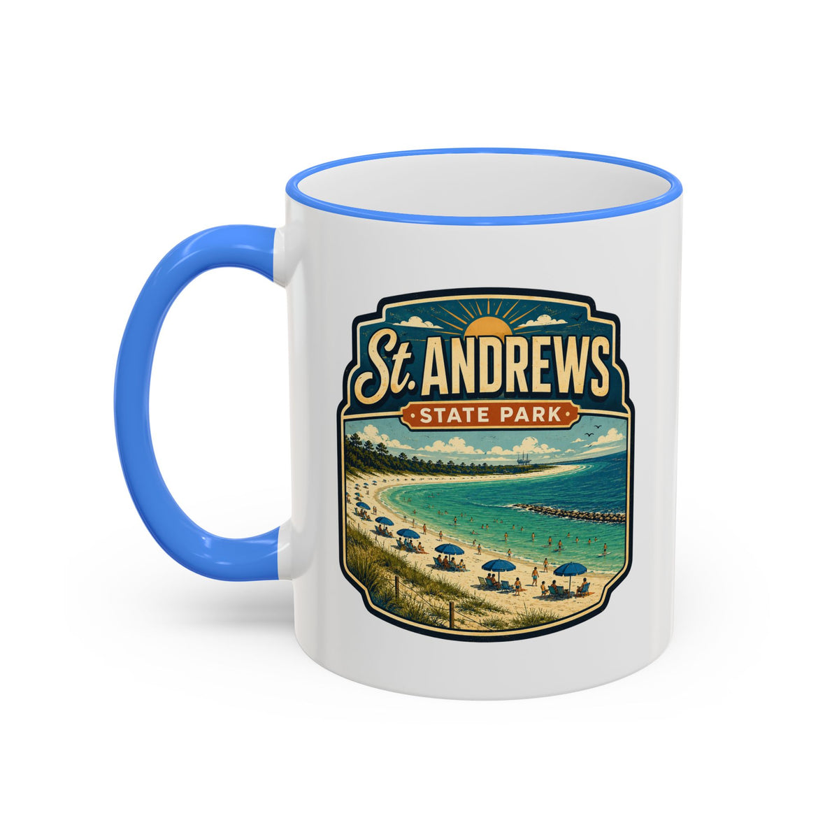 St. Andrews Mug — Accent Rim & Handle 11oz/15oz